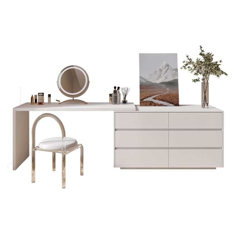 Desk Setup L Shaped - Multifunctionele platte L-vormige bureau voor thuiskantoor,