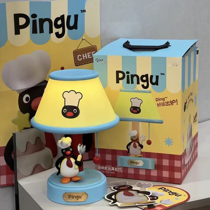 Desk Setup Lamp - Nieuwe Pingu Chef Style Nachtlampje Leuke