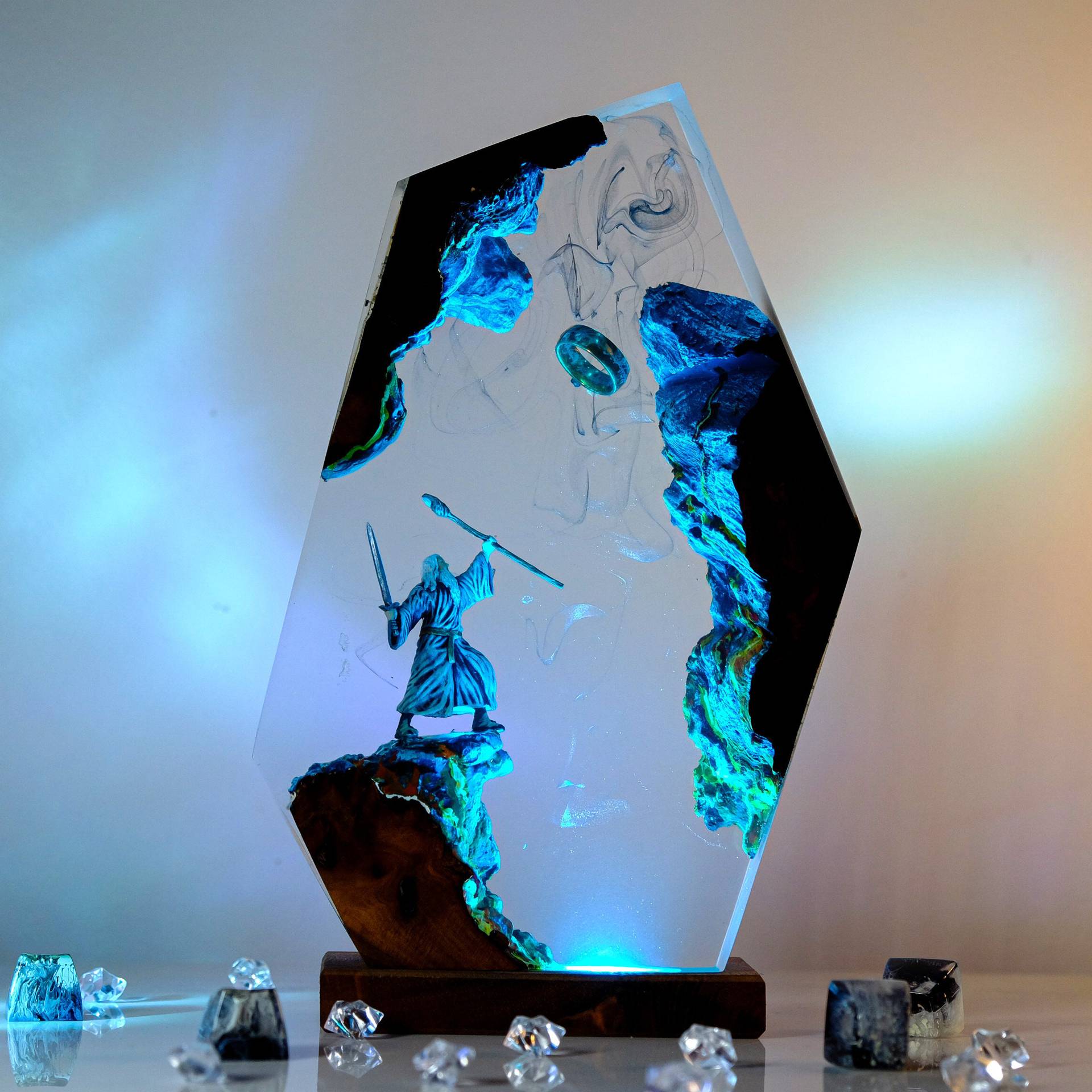 Filmscène Figuur Tafel Resin L - Desk Setup Lamp recensie en prijs